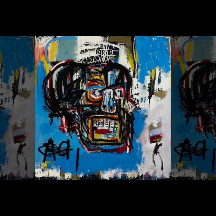 Jean-Michel Basquiat paintin